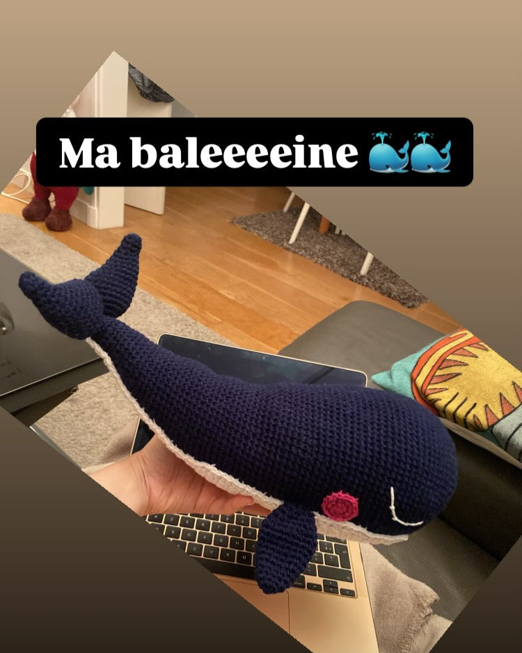 Grande Baleine đBleue Amigurumi