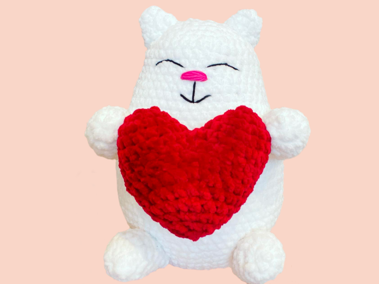 Chat de la Saint Valentin 💌 Kawaii Amigurumi