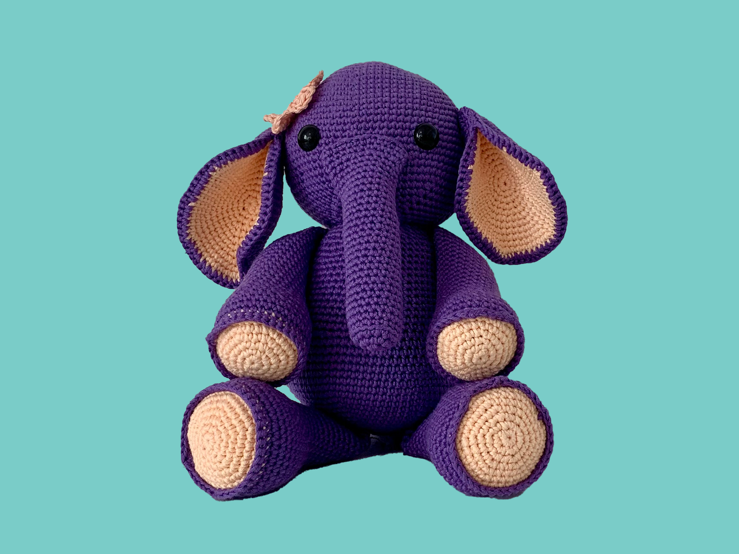 Elephant 🐘violet Amigurumi