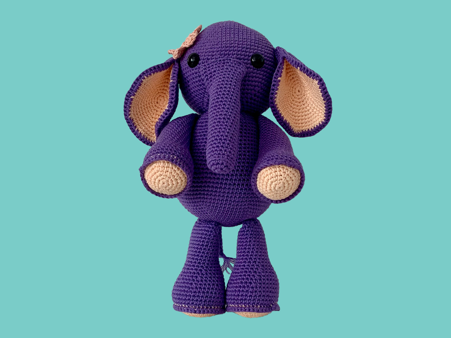 Elephant 🐘violet Amigurumi