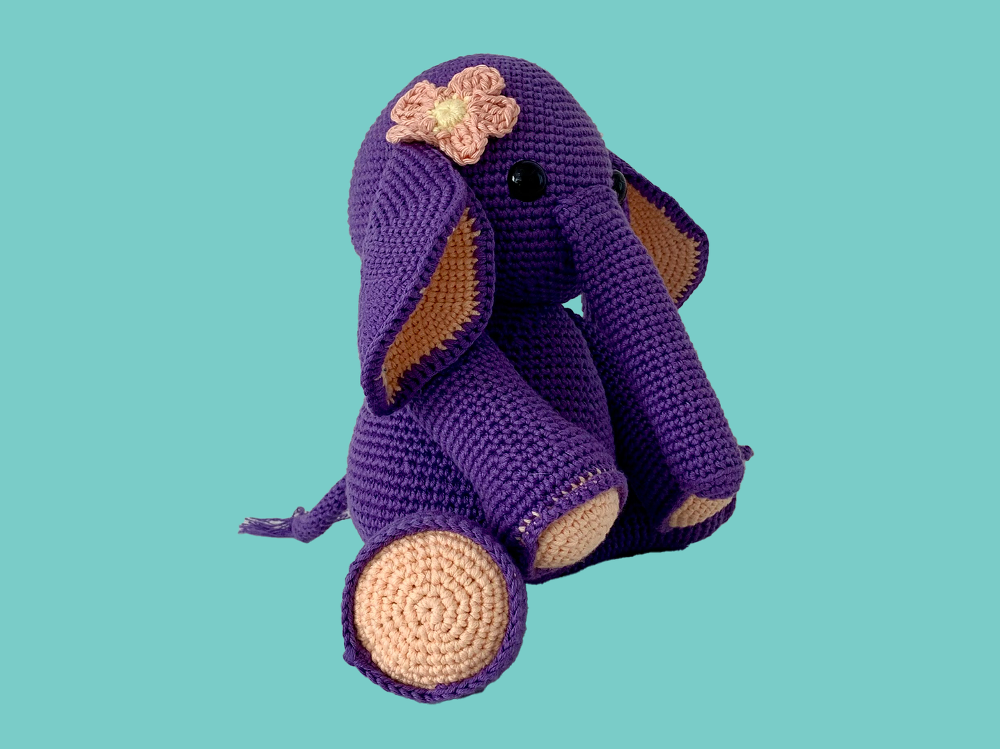 Elephant 🐘violet Amigurumi