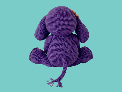 Elephant 🐘violet Amigurumi