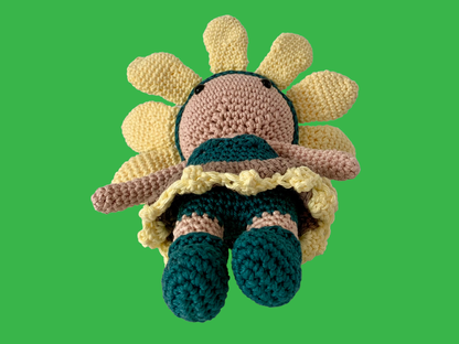 Poupée Tournesol du Printemps Amigurumi