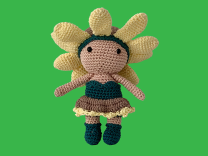 Poupée Tournesol du Printemps Amigurumi