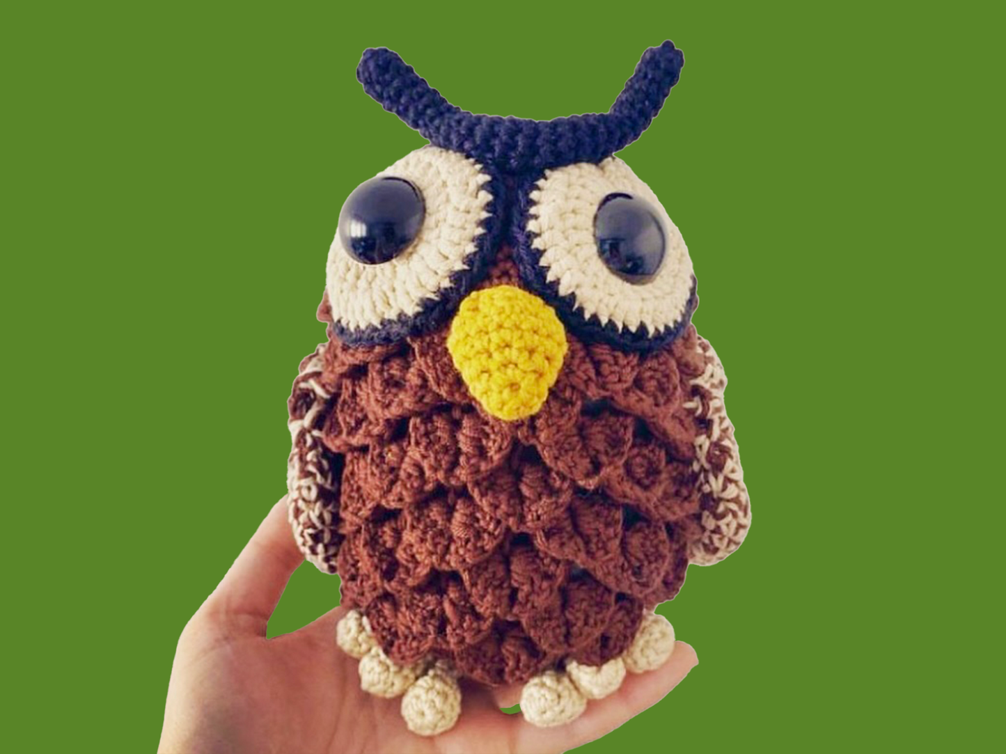 Hibou Grand Duc 🦉 Amigurumi